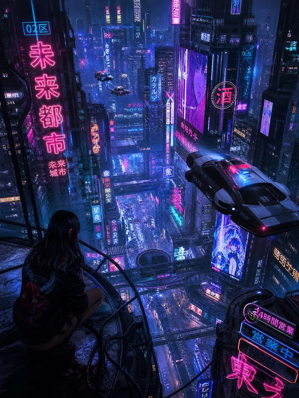 溏心-霓虹都市·动漫演示 赛博朋克特辑